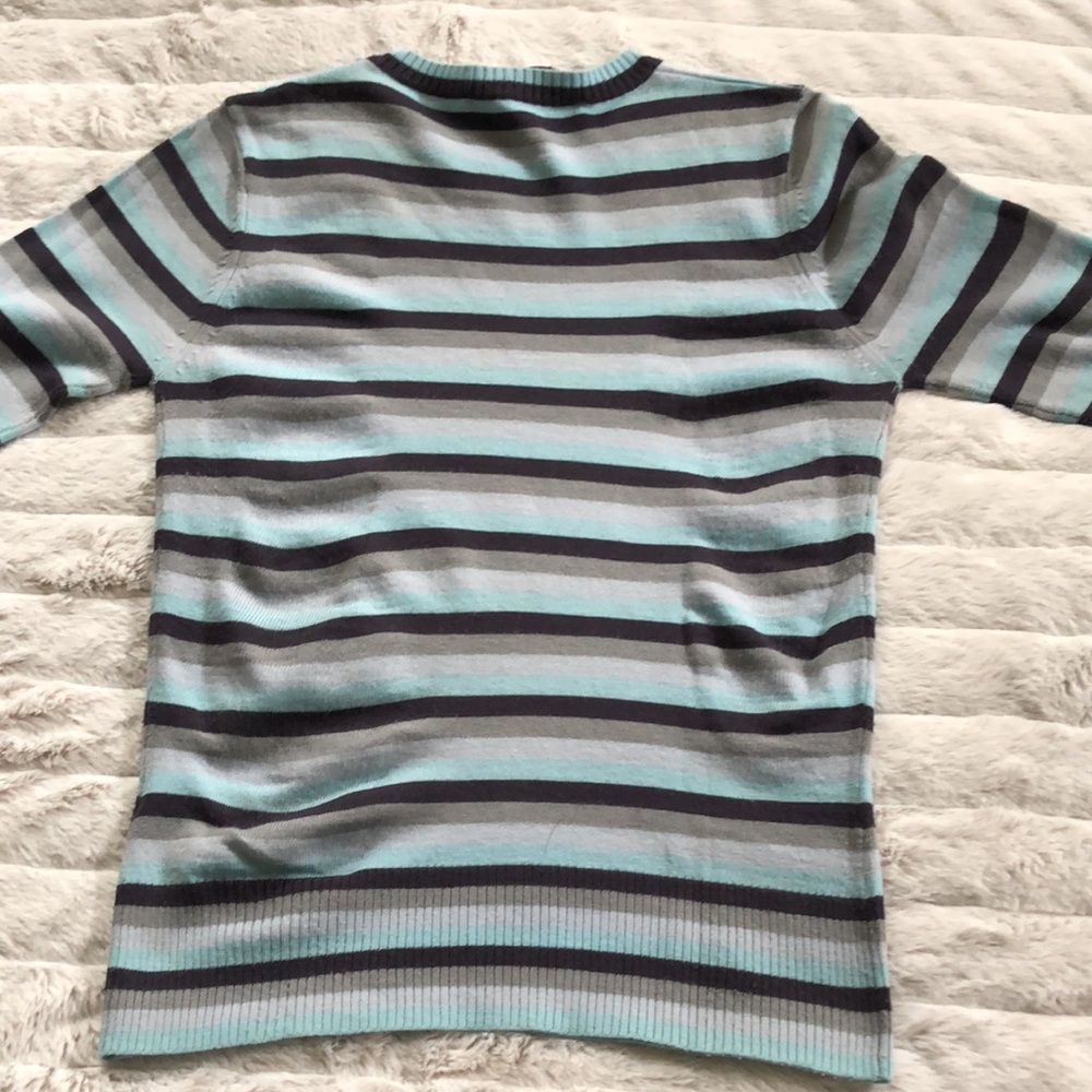 French‎ Connection Vintage Y2K striped crewneck sweater - Picture 2 of 9